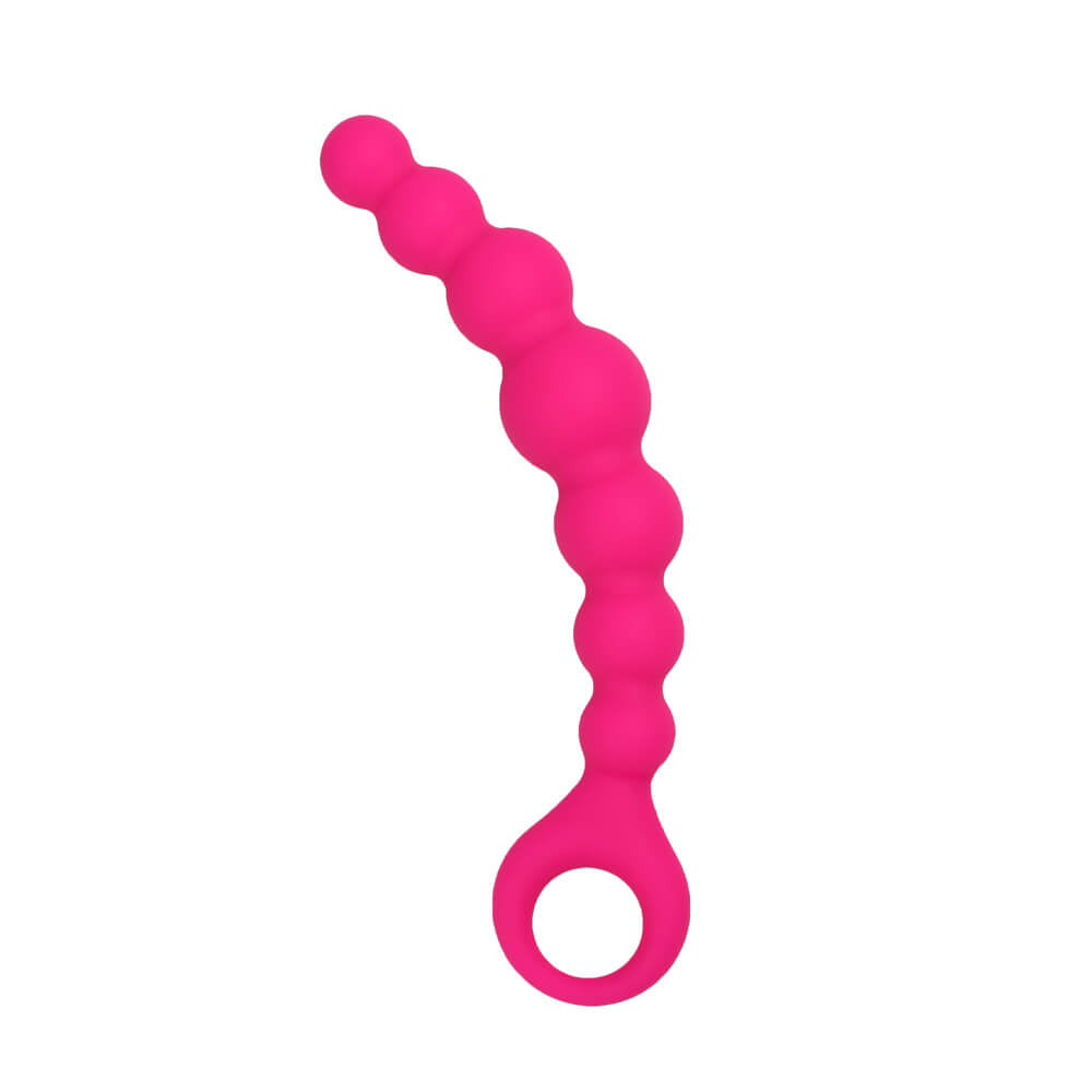 be-happy-chaine-anale-plaisir-sextoy-noir-rose-silicone image 6
