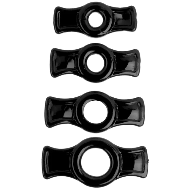 doc-johnson-titanmen-lot-4-anneaux-p-nis-tpr-noir image 1