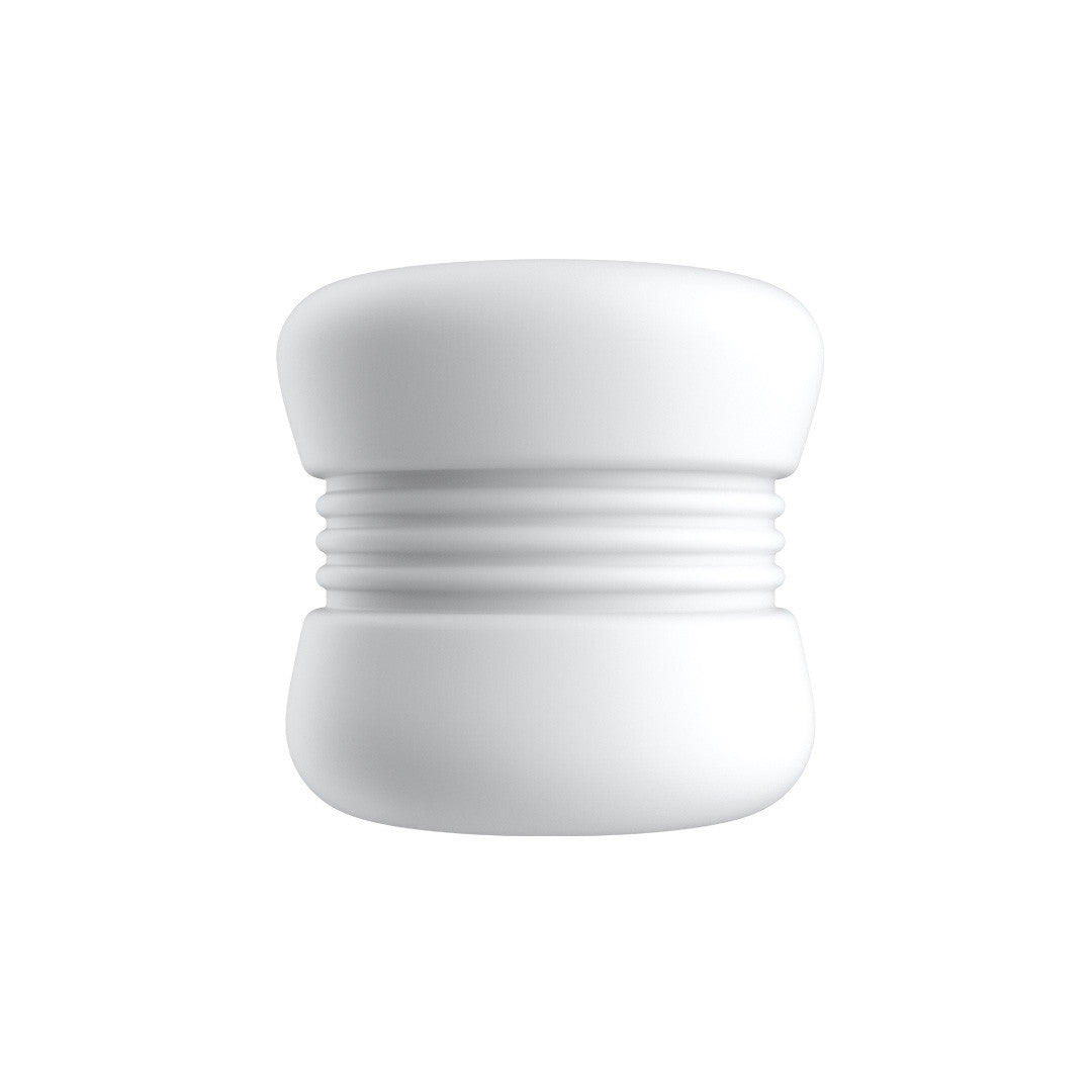 be-happy-wavy-masturbateur-cockring-bumper-blanc-tpe-souple image 2