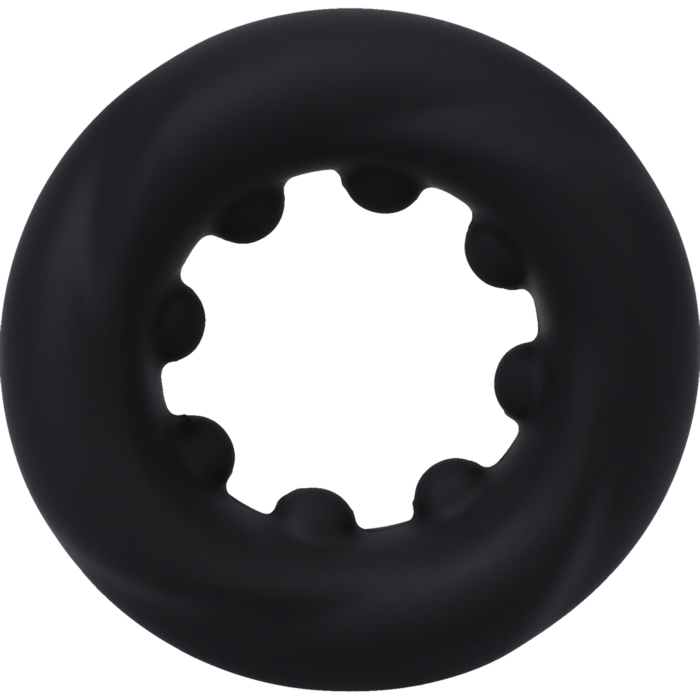 doc-johnson-rock-solid-twist-anneau-silicone-noir image 1