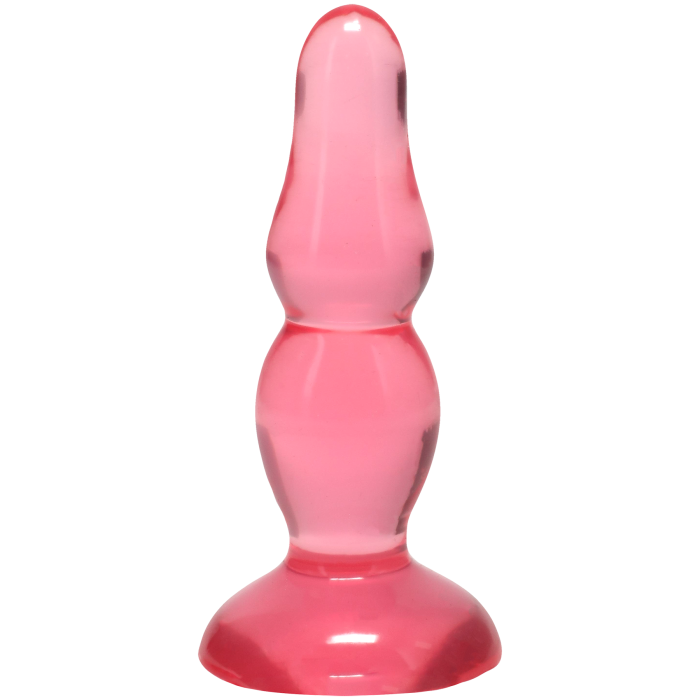 doc-johnson-crystal-jellies-plug-anal-novice-10-cm-transparent image 5