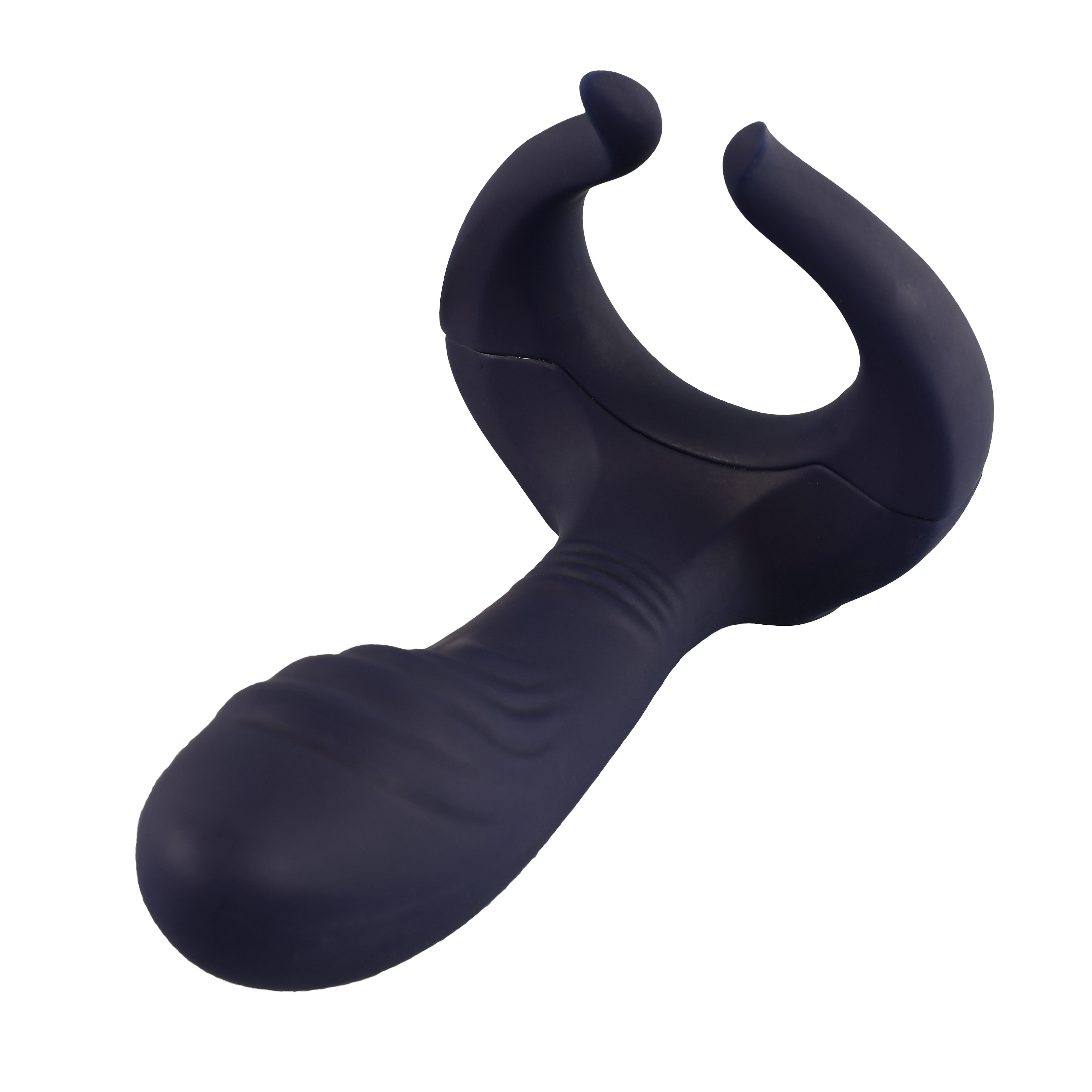 be-happy-culte-plug-anal-vibrant-bleu-double-stimulation image 7