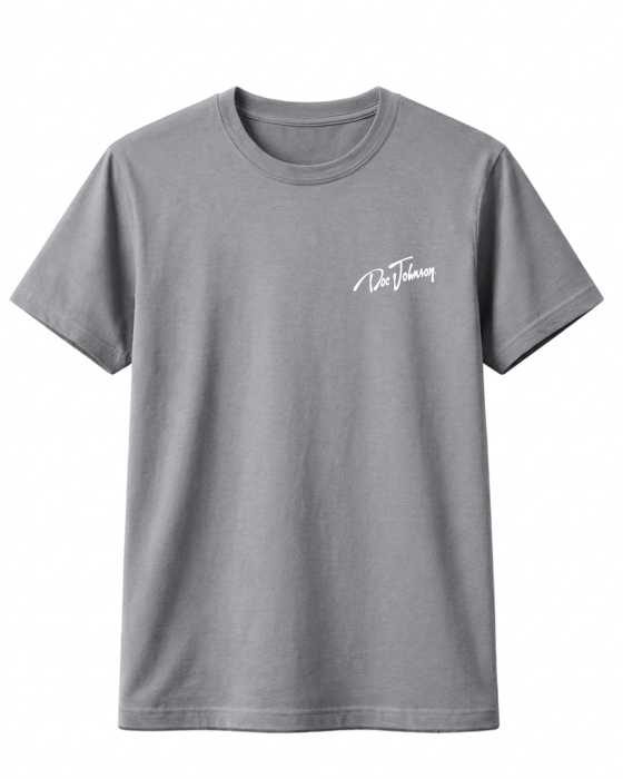 doc-johnson-cursive-t-shirt-gris-coton-taille-s image 1